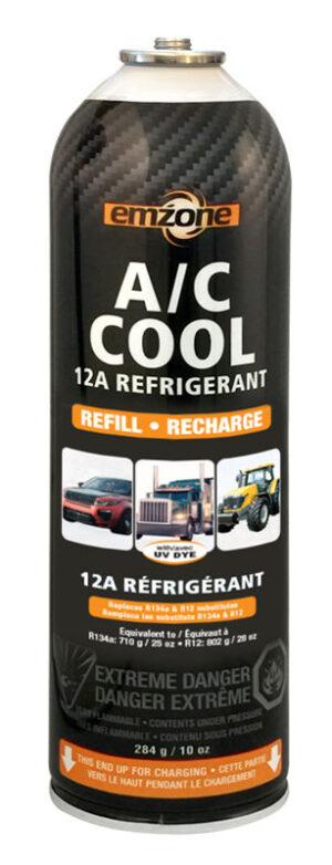 Emzone 45849 - Bouteille de rechange Réfrigérant 12A pour A/C 10 oz